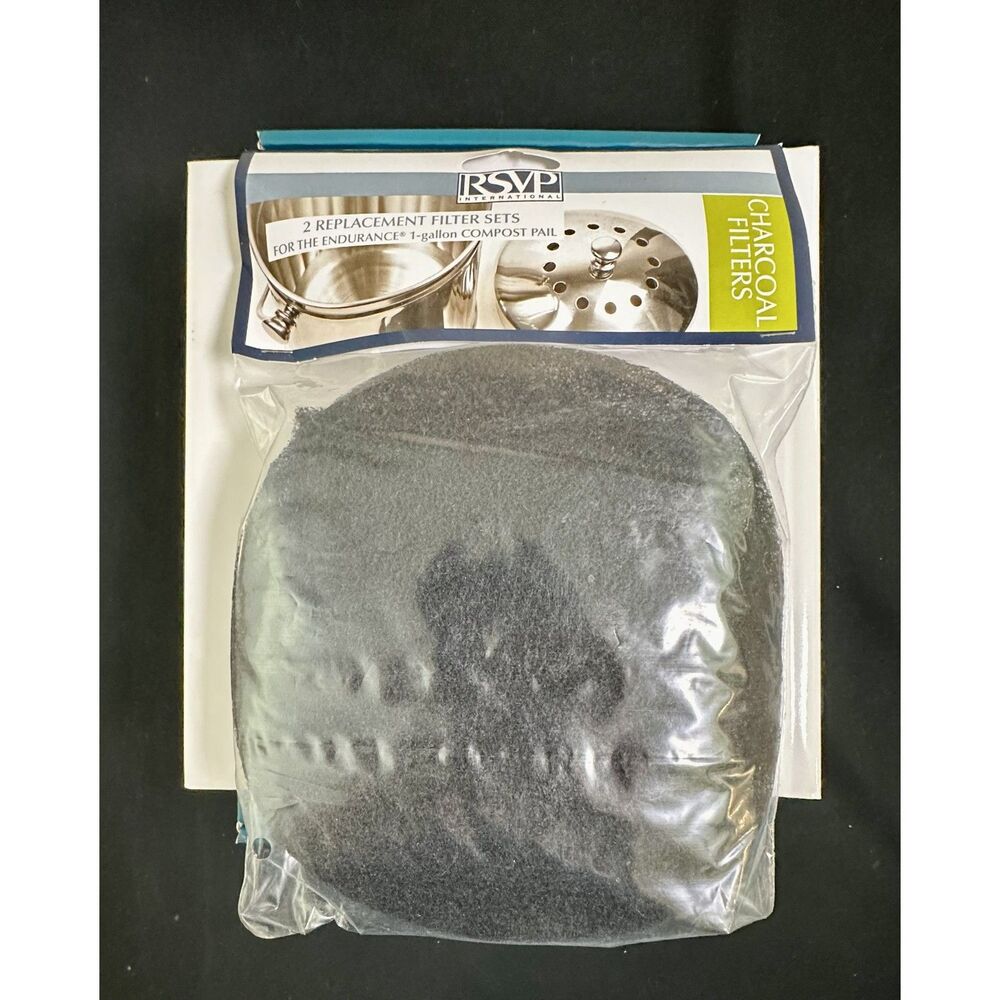 RSVP Charcoal Compost Pail Filters (2 Sets)